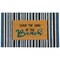 Northlight Natural Coir Leave the Sand at the Beach Striped Outdoor Doormat - 18" x 30"
